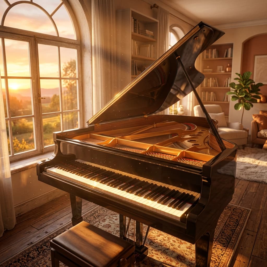 Prévia visual da experiência Pianify